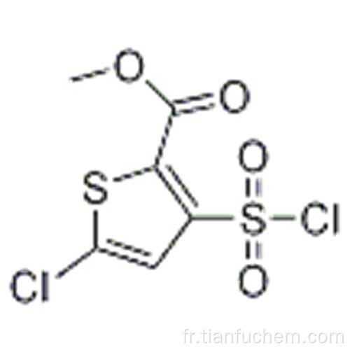 5-chloro-3-chlorosulfonyl-thiophène-2-carboxylate de méthyle CAS 126910-68-7